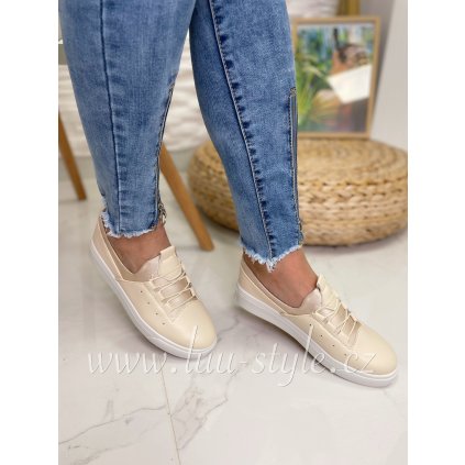 Slip-on Irma (Barva Béžová, Velikost 36)