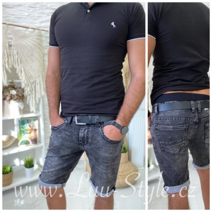 Pánské kraťase Tobiah (Velikost 30, Barva Černá)