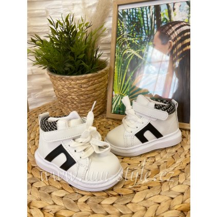 Dětské Boty Honour (Barva Bílá/Černá, Velikost 24)