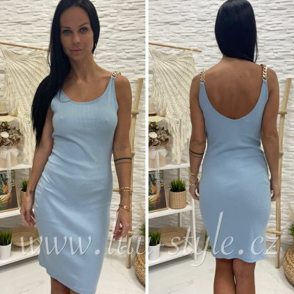 Šaty Charissa (Barva Béžová, Velikost UNI)