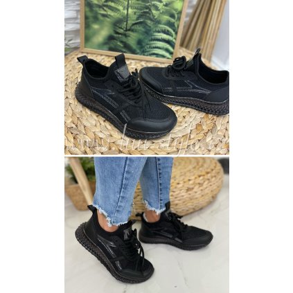 Tenisky Lisbeth (Barva Černá, Velikost 36)