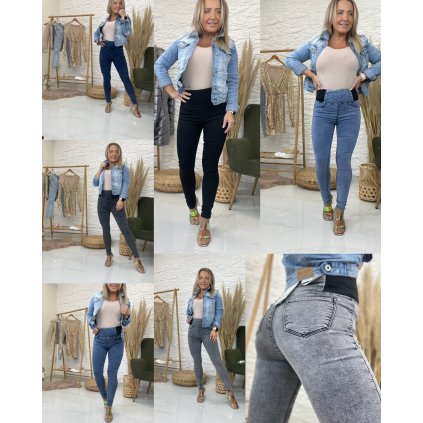 Jeans Ginny (Barva Černá, Velikost 26)