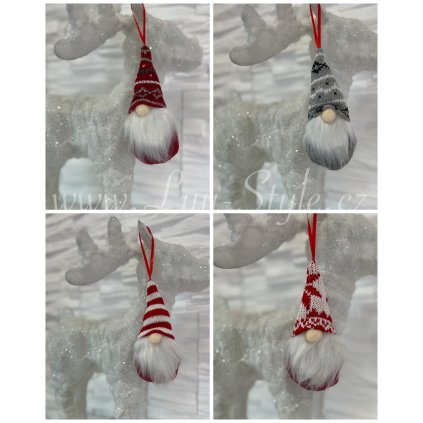 Vánoční ozdoba Skřítek (Barva A1)