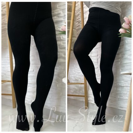 Punčochy Ember (Barva Černá, Velikost XL/2XL)