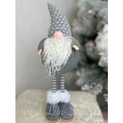 Vánoční skřítek Grey (Barva Šedá)