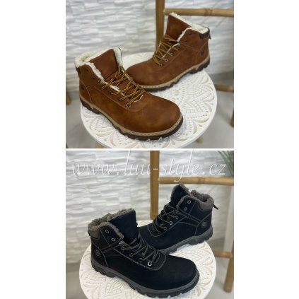 Pánské zimní boty Férenc (Barva Hnědá, Velikost 41)