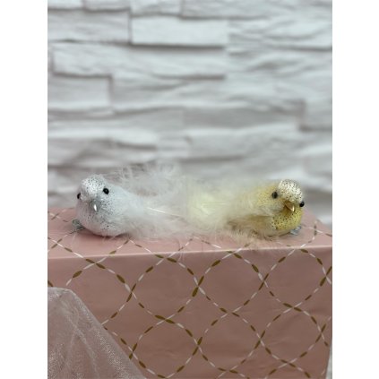 Ozdoba Holubička (Barva Stříbrná)