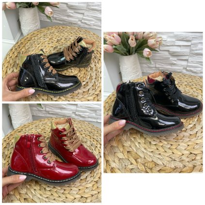 Dětské zimní boty Lin (Barva Černá, Velikost 27)