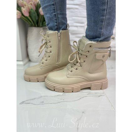 Zimní boty Joona (Barva Béžová, Velikost 36)