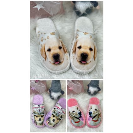 Papuče DOG (Barva Bílá, Velikost 36)