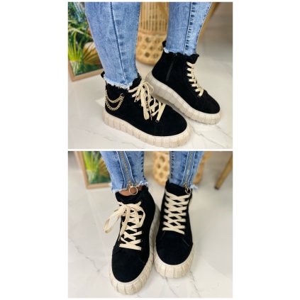 Zimní boty Laurenc (Barva Černá, Velikost 36)