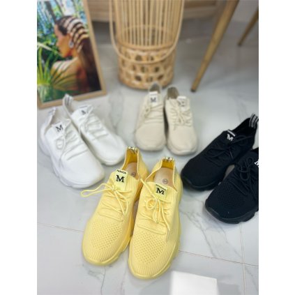 Tenisky Berta (Barva Béžová, Velikost 36)