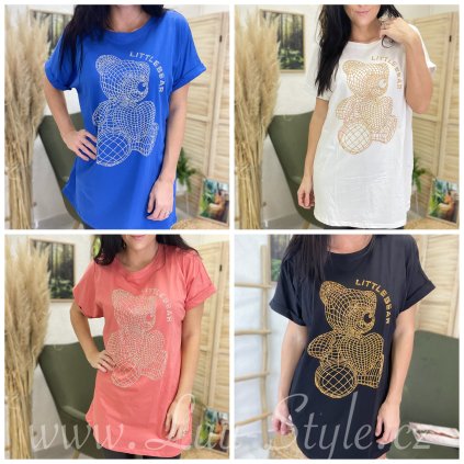 Tričko LITTLE BEAR (Barva Bílá, Velikost S/M)