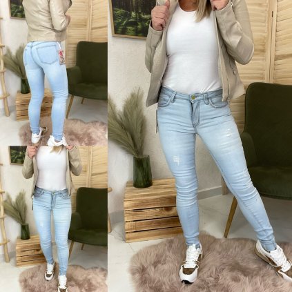 Jeans Helena (Barva sv.modrá, Velikost Xl)