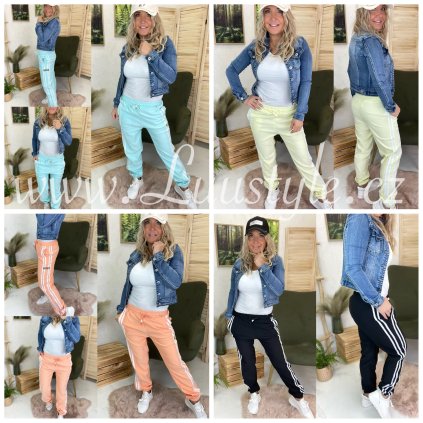 Tepláky Marsha (Barva Bílá, Velikost L/XL)