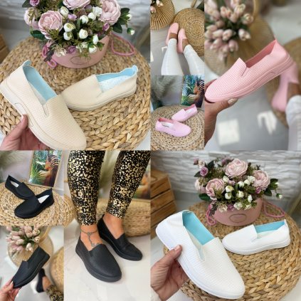 Slip-on Gizzel (Barva černá, Velikost 36)