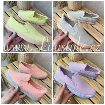 Slip on Meredith (Barva Fialová, Velikost 36)