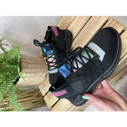 Tenisky Happy (Barva Černá, Velikost 36)