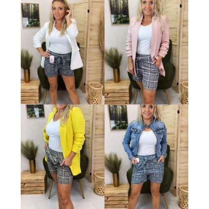 Kraťase TESSA (Barva Modrá, Velikost S/M)