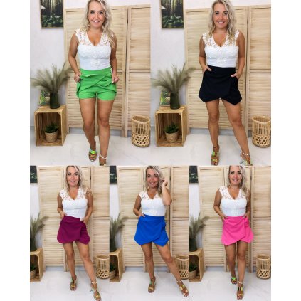 Kraťase POUWER (Barva Černá, Velikost S)