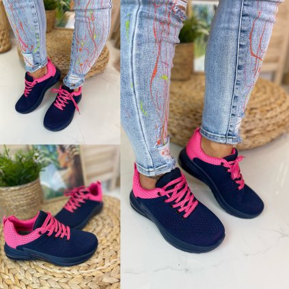 Tenisky Hanny (Barva Tmavá modrá, Velikost 36)