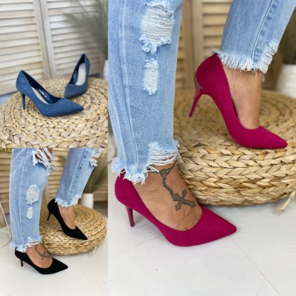 Lodičky AURY (Barva Černá, Velikost 36)