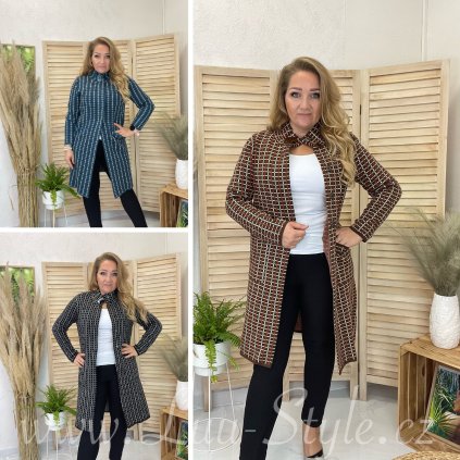 Kabát INDIGO (Barva Béžová, Velikost XL/2XL)