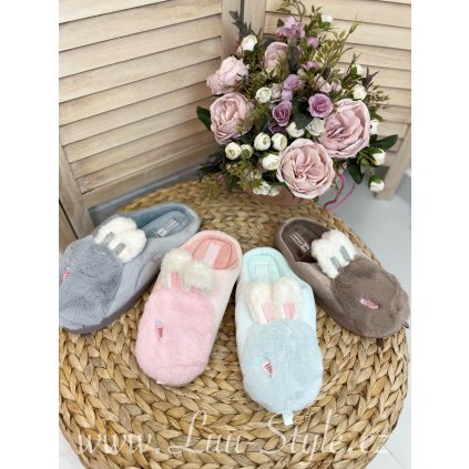 Papuče KITTY (Barva Hnědá, Velikost 36)