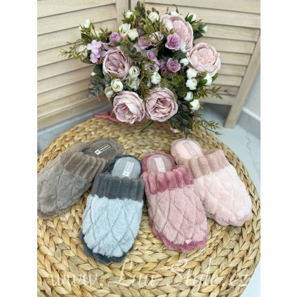 Papuče FRIA (Barva Hnědá, Velikost 36/37)