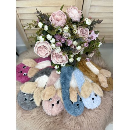 Papuče LALY (Barva Fialová, Velikost 35-38)