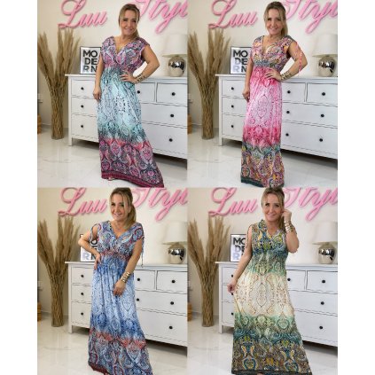 Šaty Rebeca (Barva Fuchsiová, Velikost XL/2XL)