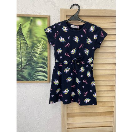 Dětské šaty Pony (Barva Tm.Modrá, Velikost 98)