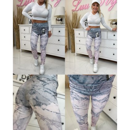 Legíny Parris (Barva Šedá/růžová, Velikost L/XL)