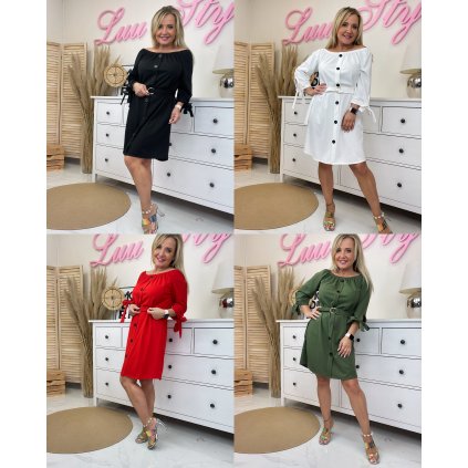 Šaty Helen (Barva Bílá, Velikost UNI)