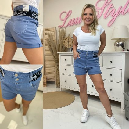 Kraťase West (Barva Modrá, Velikost S)