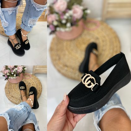 Slip-on Bialka (Barva Černá, Velikost 37)