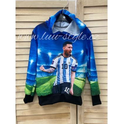 Mikina Mess-3  4 - 14 let (Barva Modrá, Velikost 4)