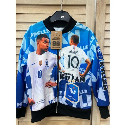 Mikina zip EmB 4- 14 let (Barva Modrá, Velikost 4)