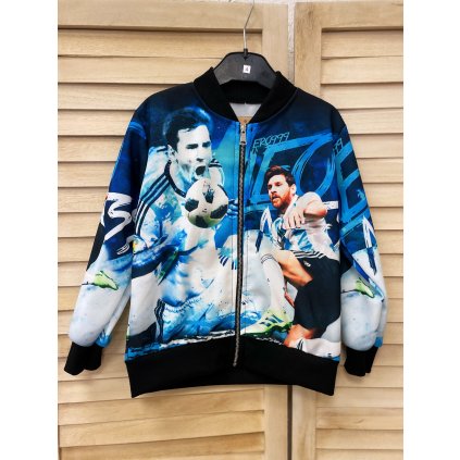 Mikina zip Mess 4-14 let (Barva Modrá, Velikost 4)