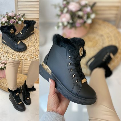 Zimní boty Alkona (Barva Černá, Velikost 36)