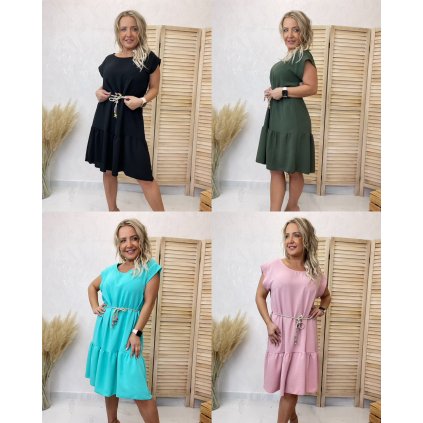 Šaty Florenca (Barva Černá, Velikost UNI)