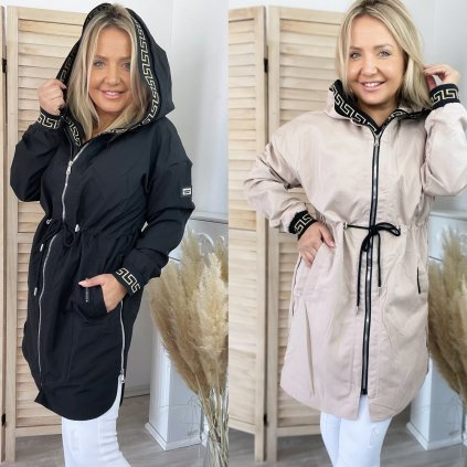 Parka Rita (Barva Béžová, Velikost S)