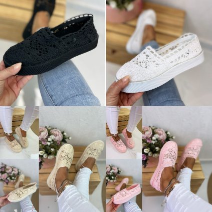 Slip-on Beatricie (Barva Bílá, Velikost 36)