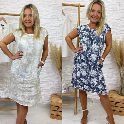 Šaty Felixie (Barva Modrá, Velikost M)