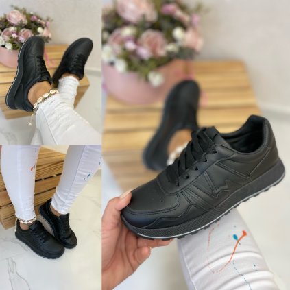 Tenisky Vendula (Barva Černá, Velikost 36)