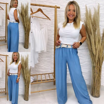 Kalhoty Ulla (Barva Modrá, Velikost UNI)