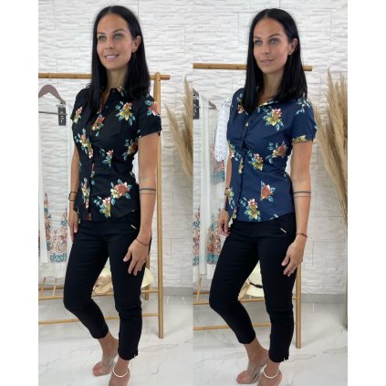 Košile Caleba (Barva Černá, Velikost S)