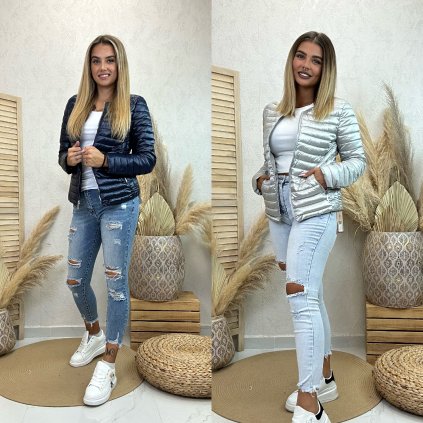 Bunda Elvin (Barva Stříbrná, Velikost M)