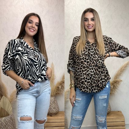 Košile Esme (Barva Bílo/černá, Velikost UNI)