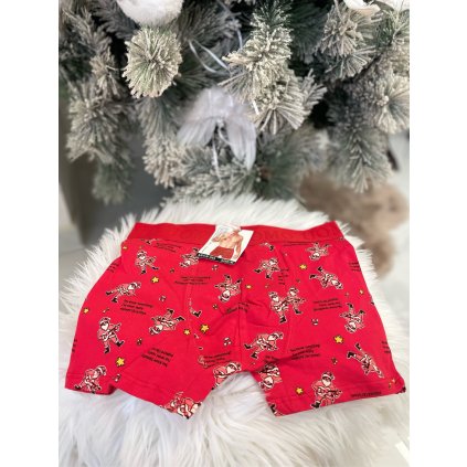 Pánské boxerky Viktor (Barva Červená, Velikost M)